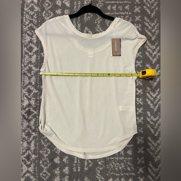 NWT Patagonia Women's Glorya twist Cream Cap-Sleeve Tank Top size S (B109) - Picture 5 of 6